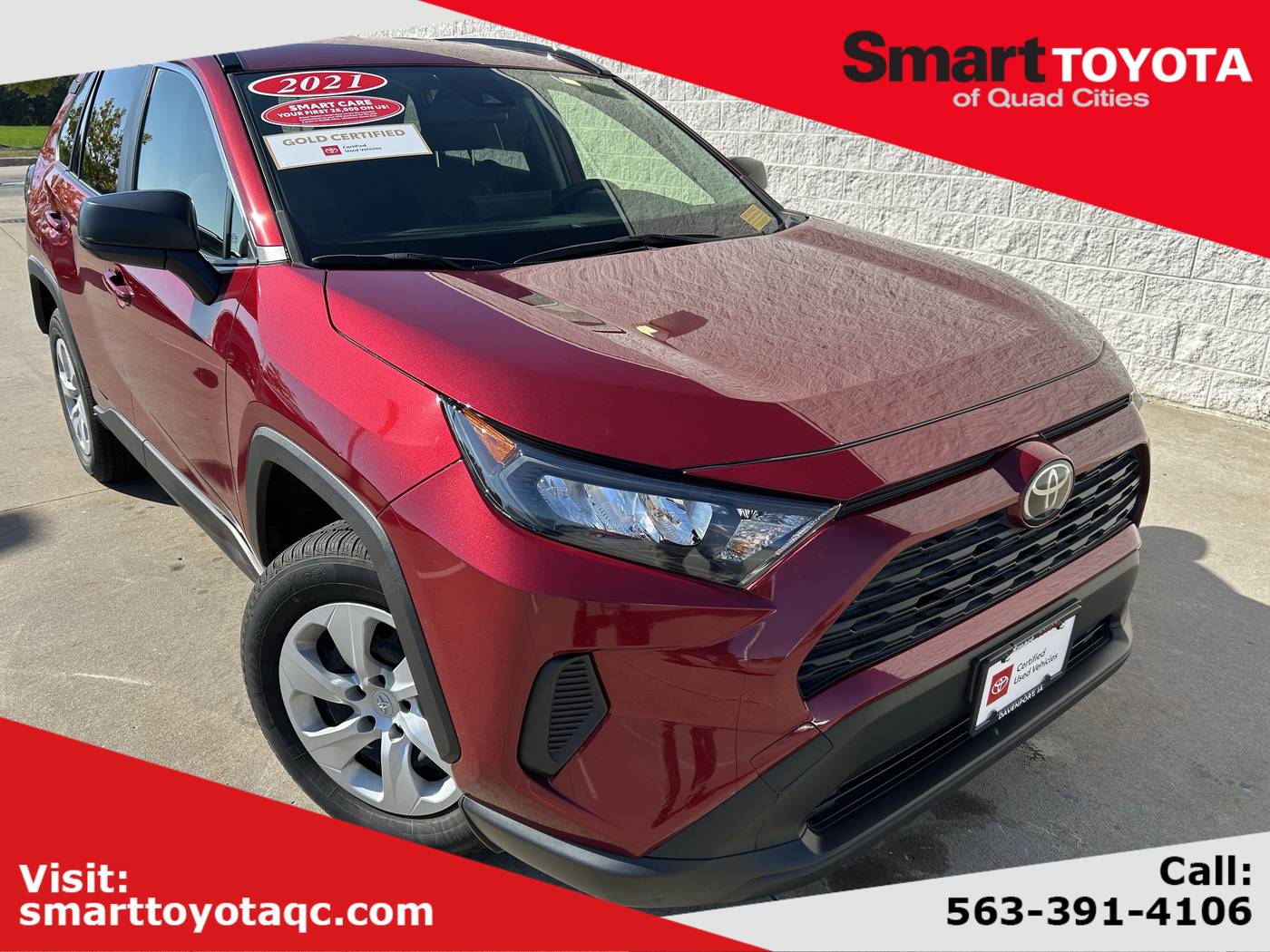 2021 Toyota RAV4 LE — SUV — 47,758 mi — Davenport, IA