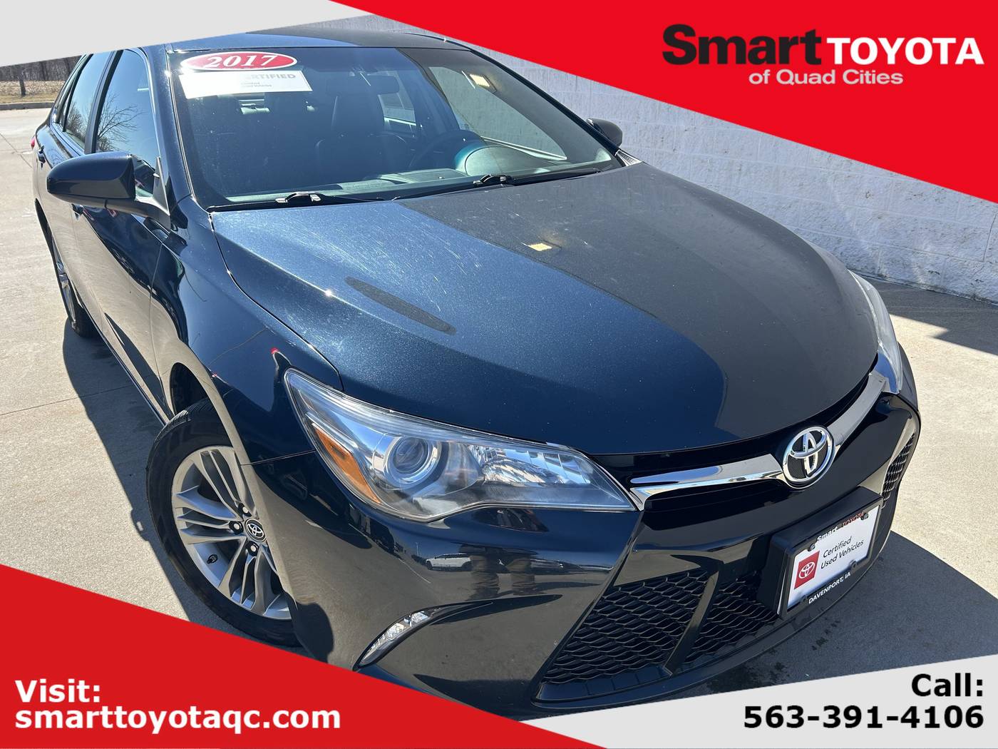 2017 Toyota Camry SE — Sedan — 93,061 mi — Davenport, IA