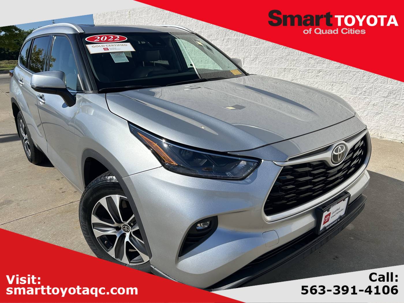 2022 Toyota Highlander XLE — SUV — 61,045 mi — Davenport, IA