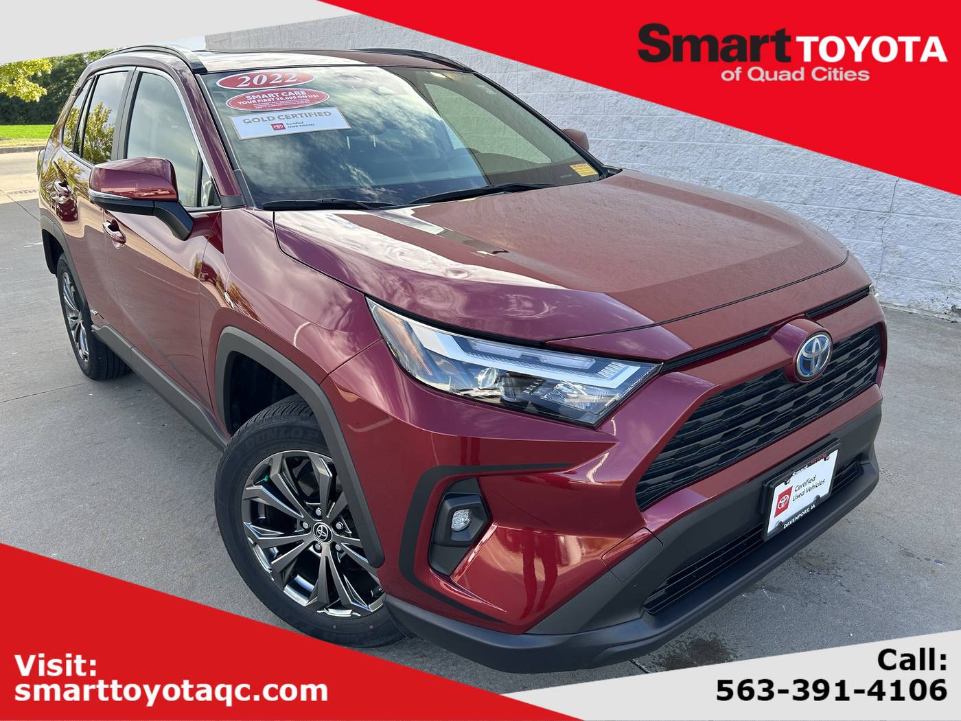 2022 Toyota RAV4 Hybrid XLE Premium — SUV — 23,336 mi — Davenport, IA