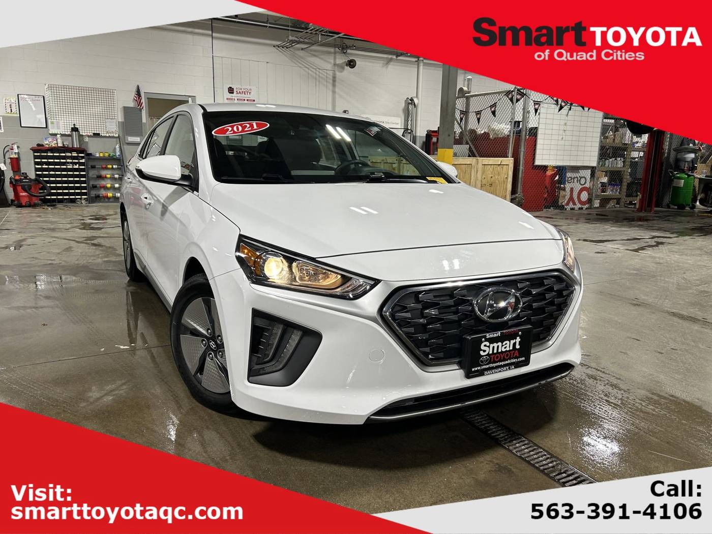 2021 Hyundai Ioniq Hybrid SE — Hatchback — 68,563 mi — Davenport, IA