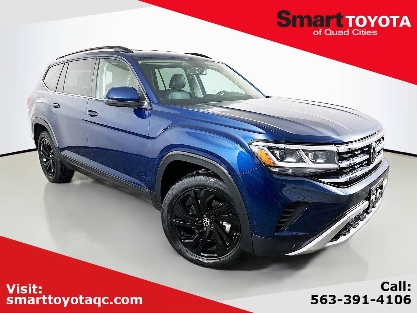 2022 Volkswagen Atlas SE with Technology — SUV — 51,789 mi — Davenport, IA