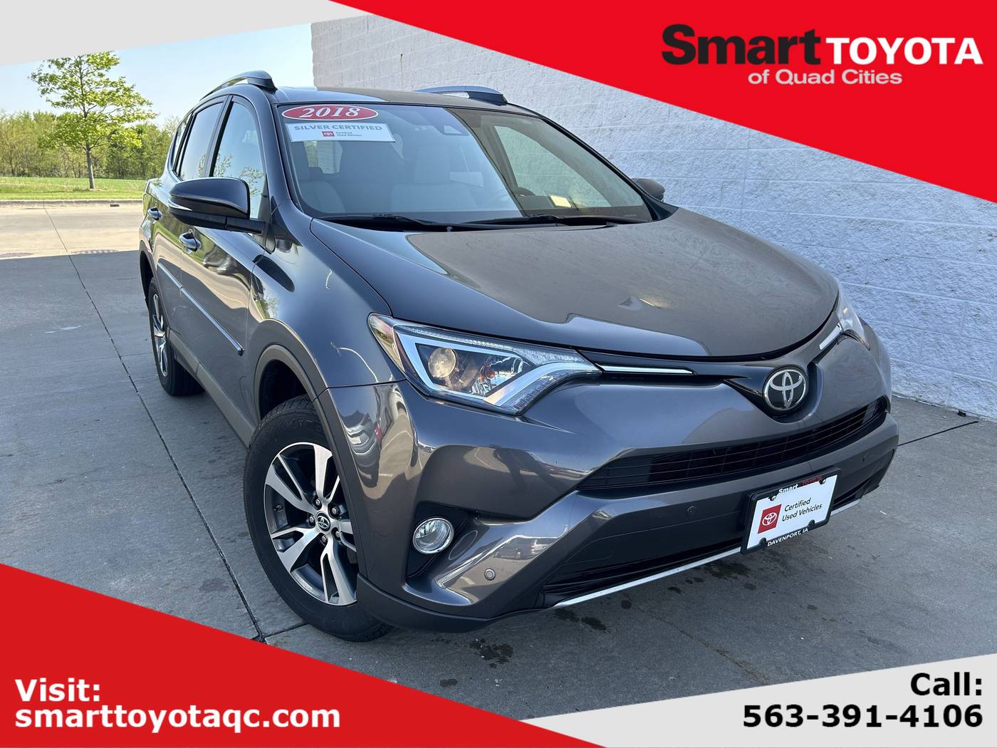 2018 Toyota RAV4 XLE — SUV — 94,656 mi — Davenport, IA