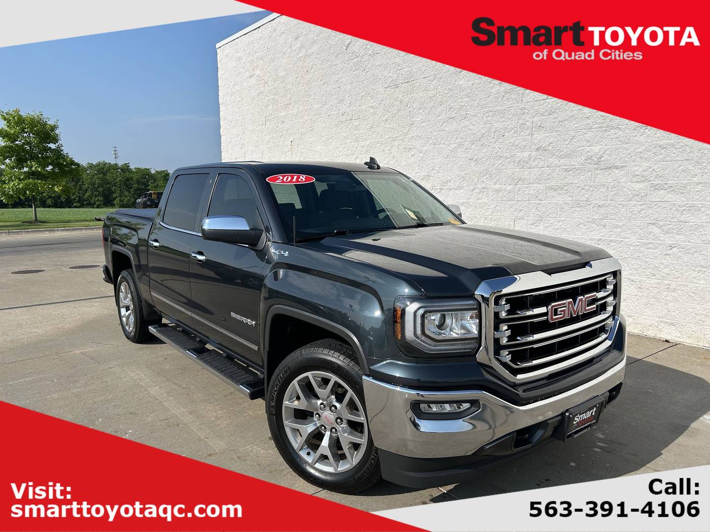 2018 GMC Sierra 1500 SLT — Pickup Truck — 80,367 mi — Davenport, IA