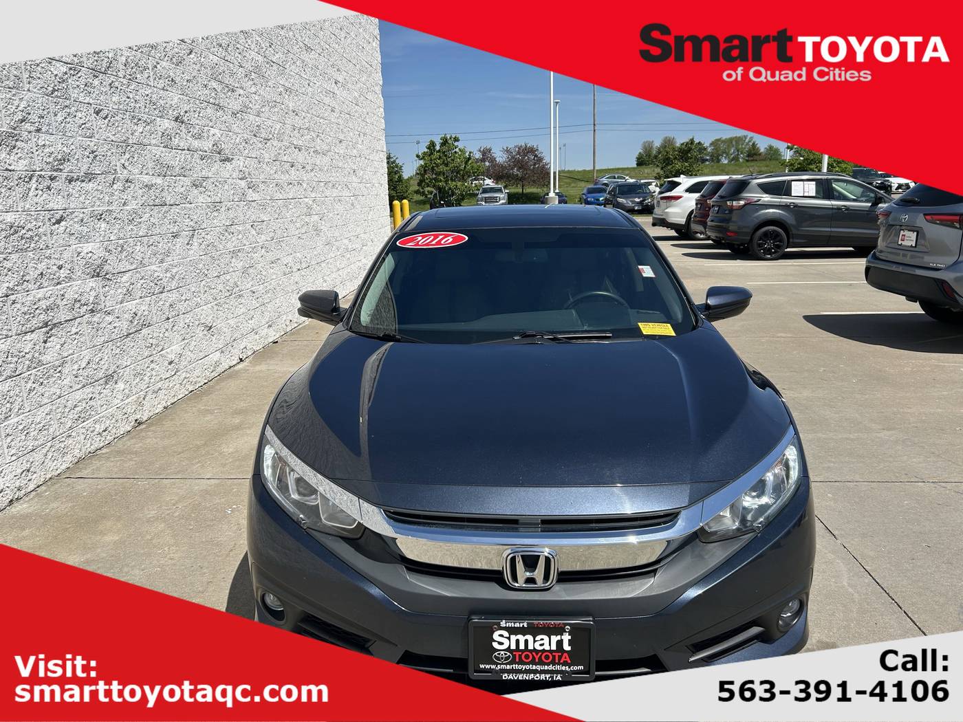 2016 Honda Civic EX-L — Sedan — 106,412 mi — Davenport, IA