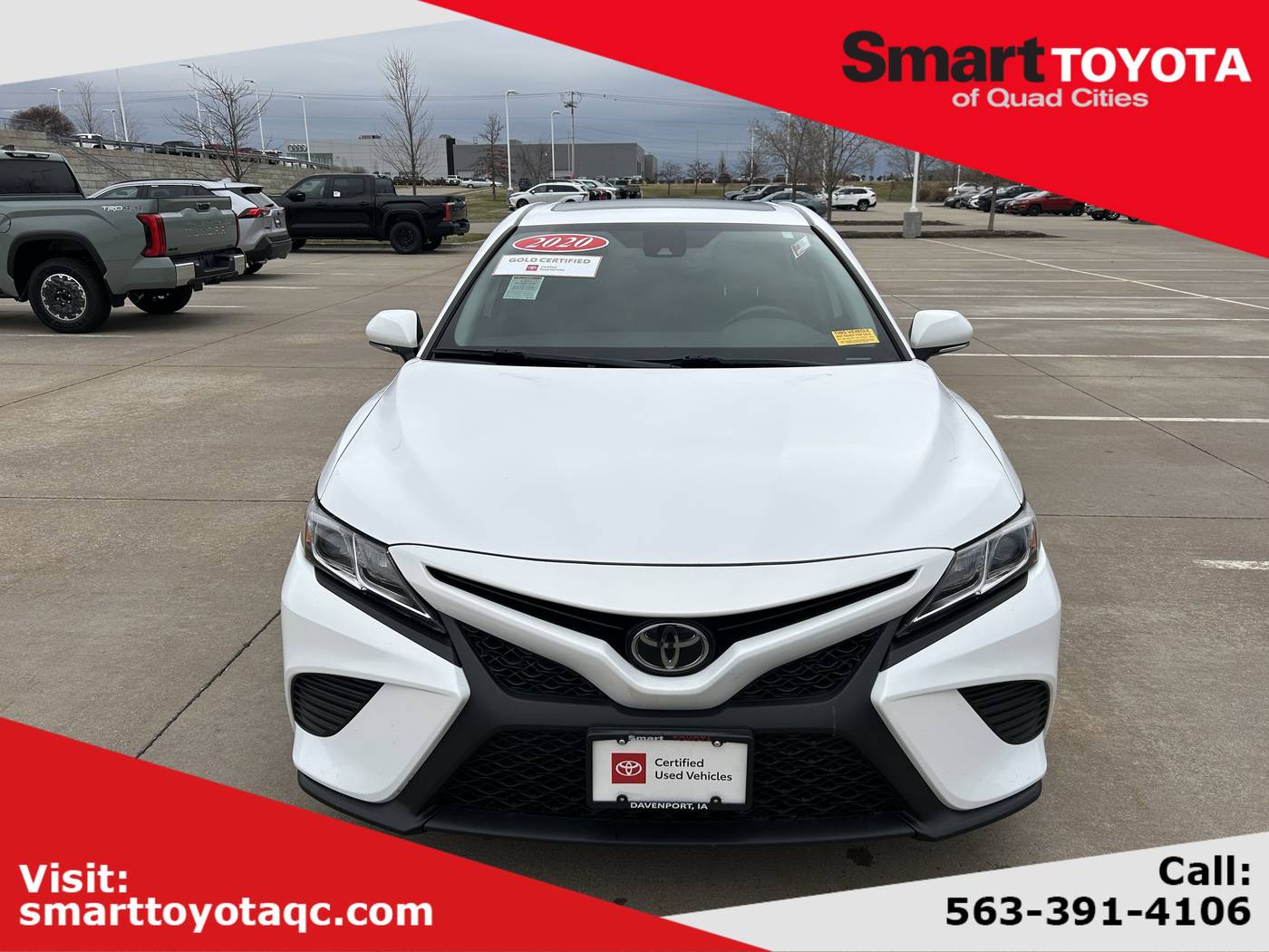 2020 Toyota Camry SE — Sedan — 75,999 mi — Davenport, IA