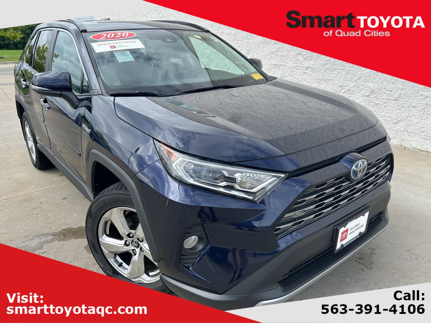2020 Toyota RAV4 Hybrid Limited — SUV — 63,370 mi — Davenport, IA