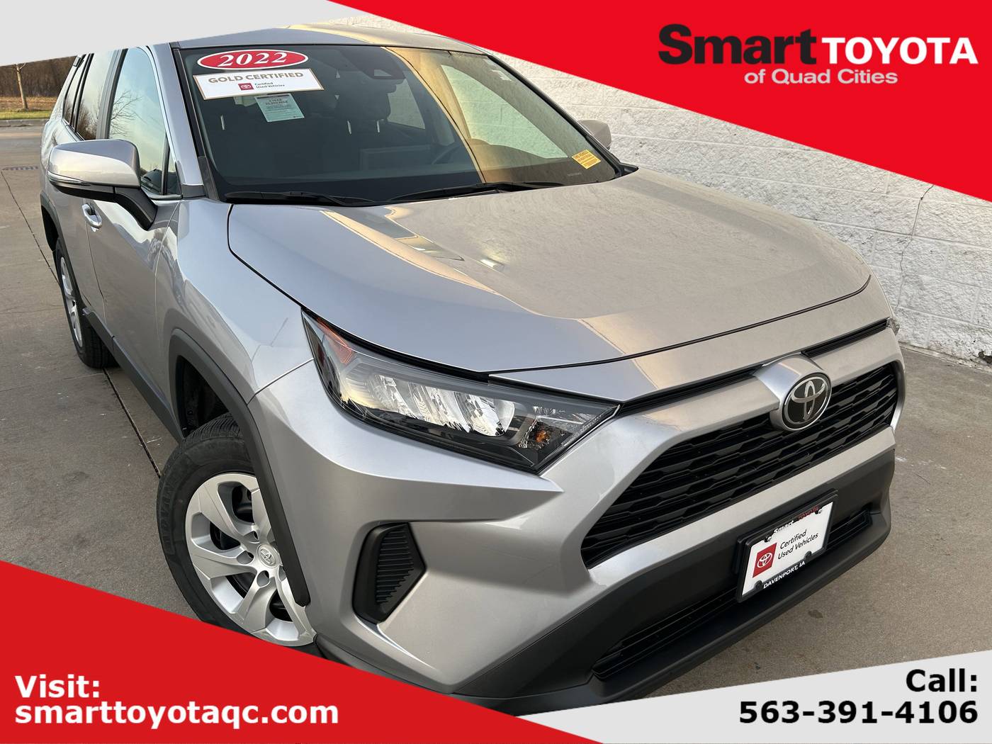 2022 Toyota RAV4 LE — SUV — 25,350 mi — Davenport, IA