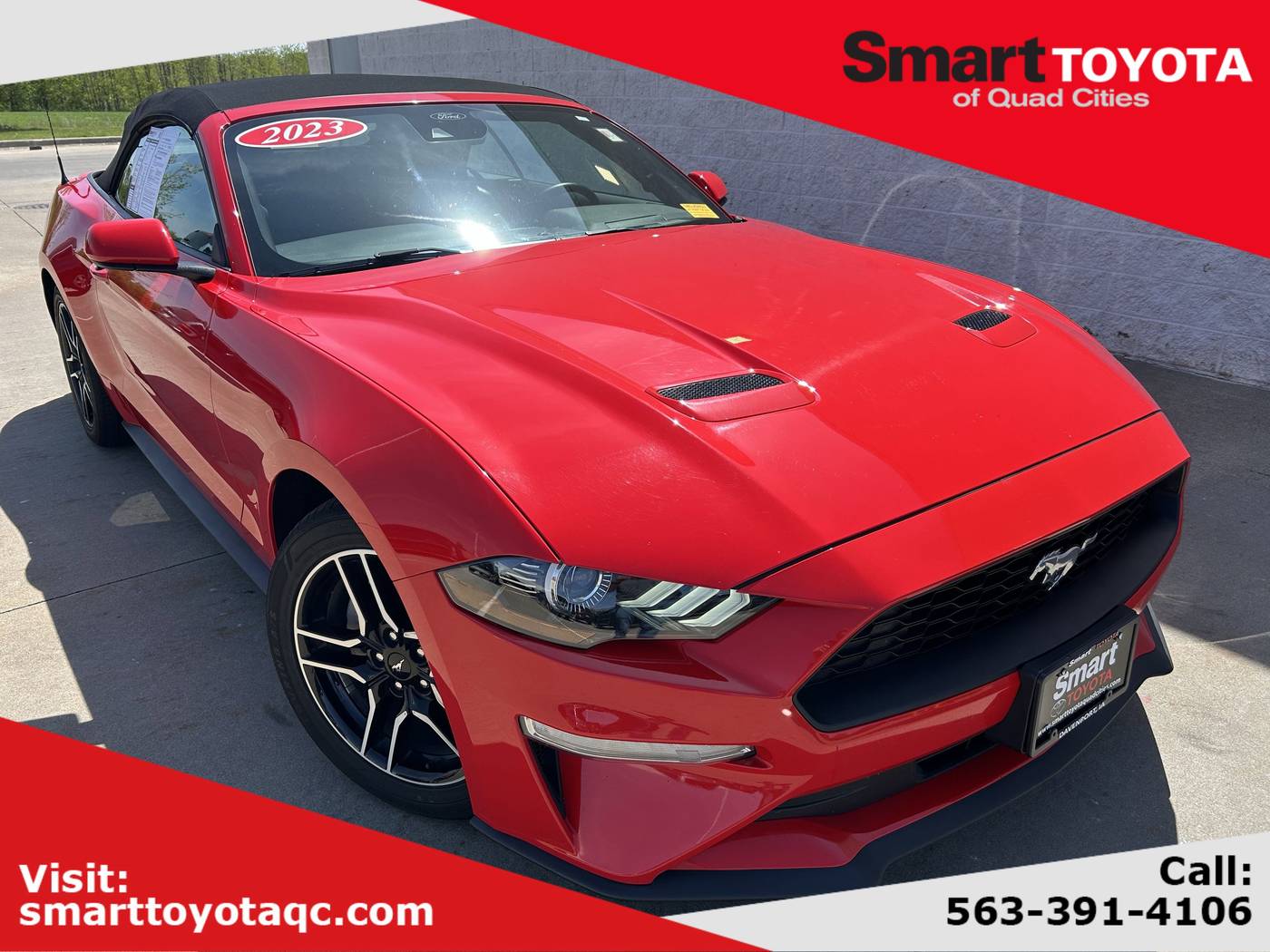 2023 Ford Mustang EcoBoost Premium — Convertible — 64,854 mi — Davenport, IA
