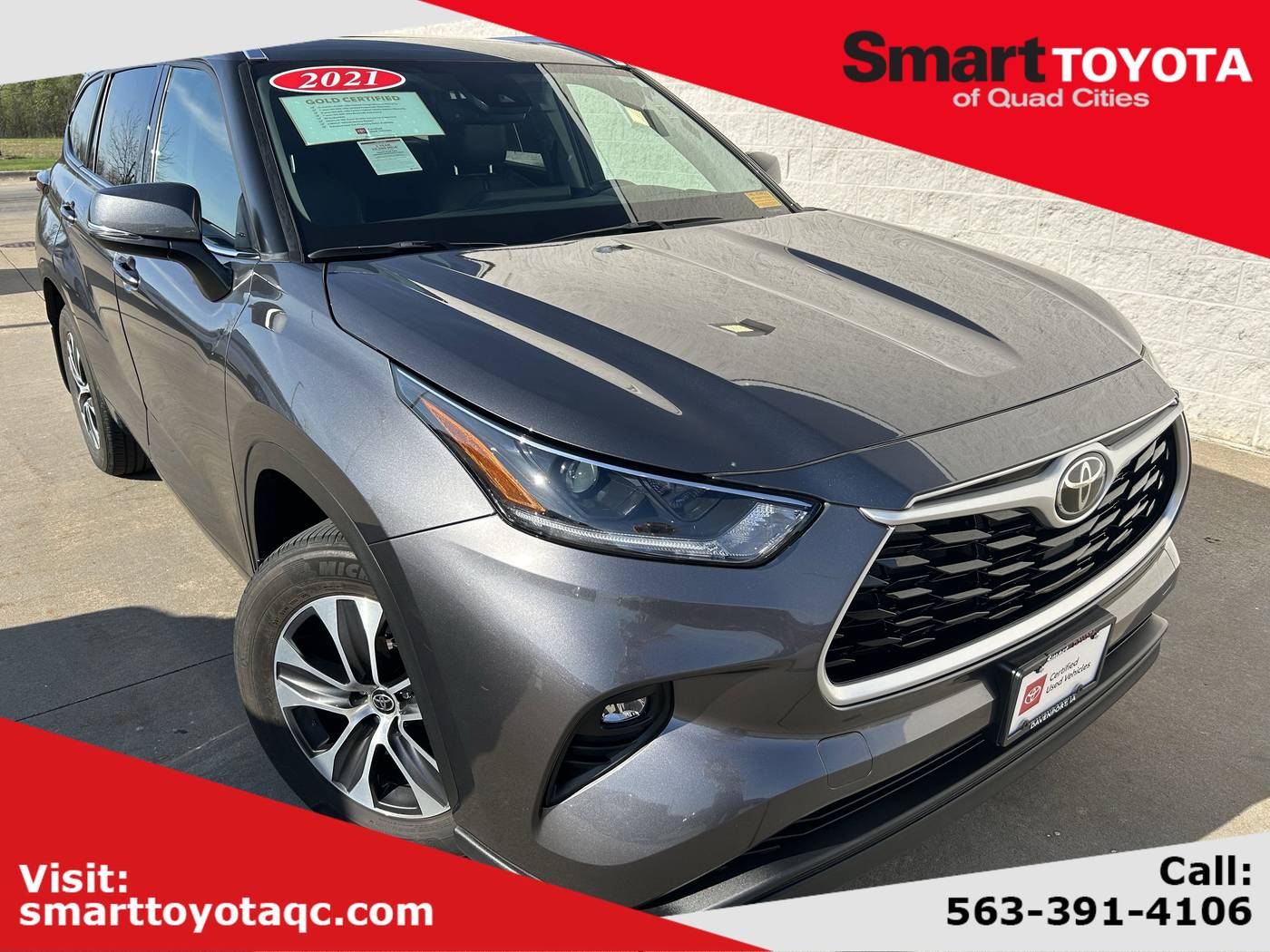 2021 Toyota Highlander XLE — SUV — 42,630 mi — Davenport, IA