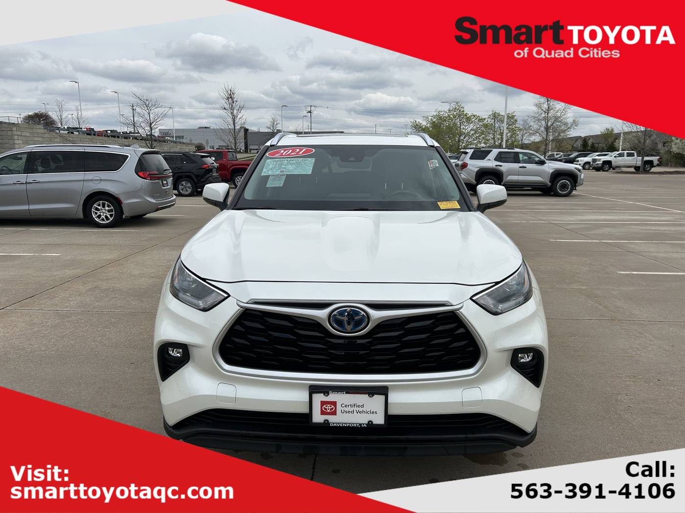 2021 Toyota Highlander Hybrid XLE — SUV — 75,941 mi — Davenport, IA