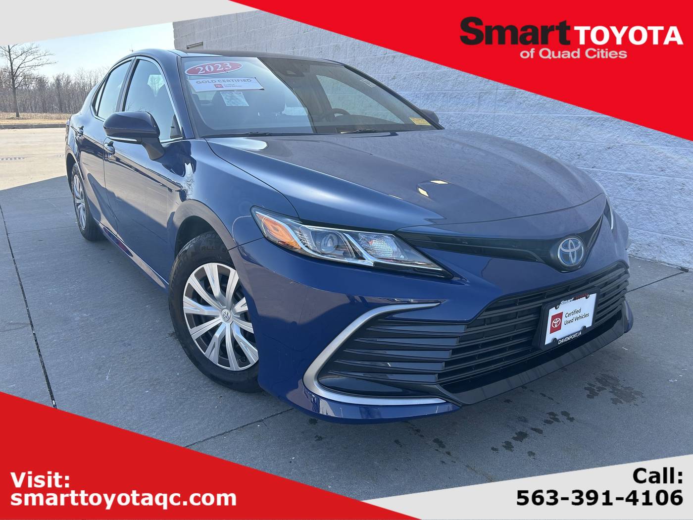 2023 Toyota Camry Hybrid LE — Sedan — 34,815 mi — Davenport, IA