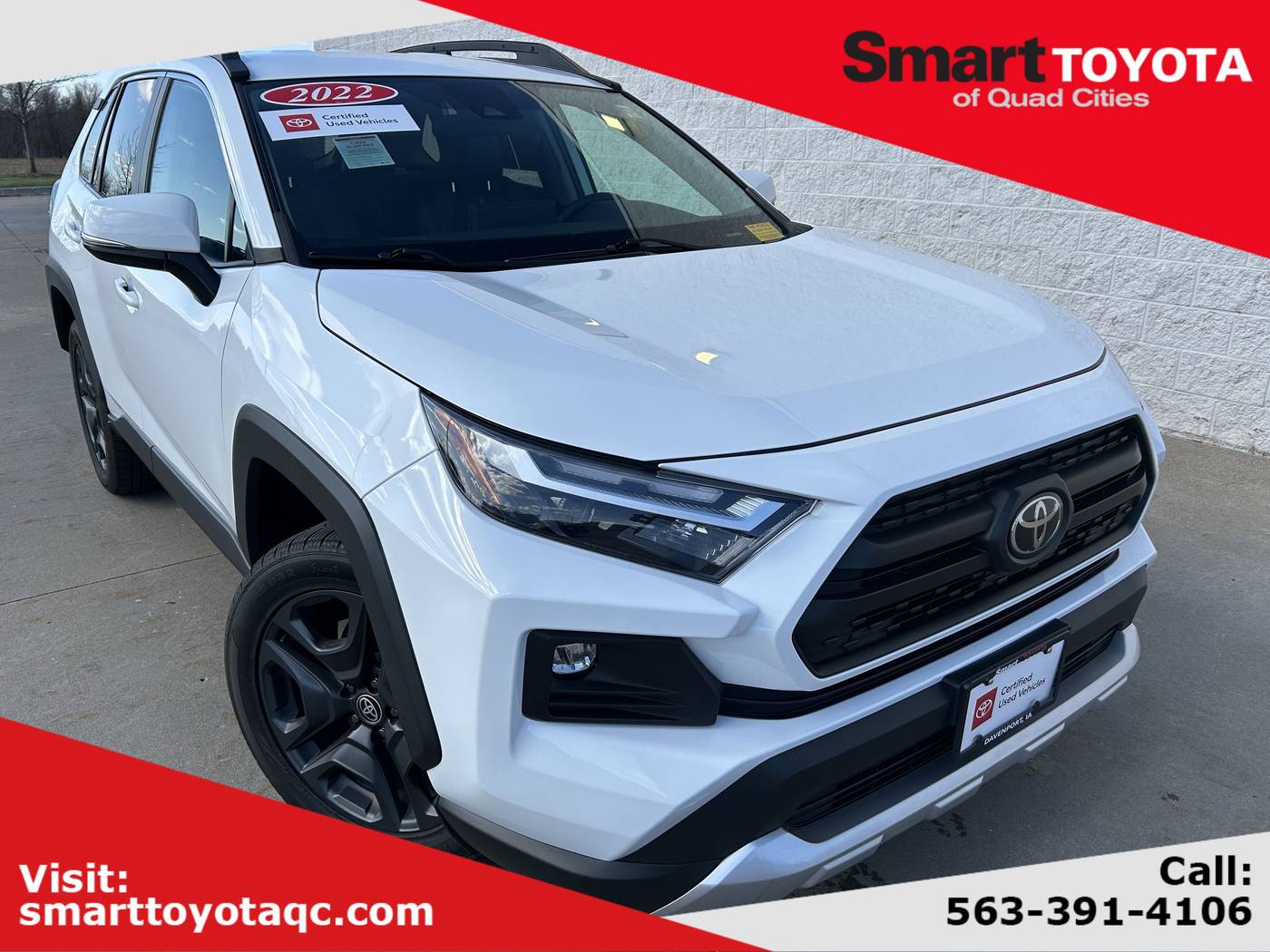 2022 Toyota RAV4 Adventure — SUV — 65,312 mi — Davenport, IA