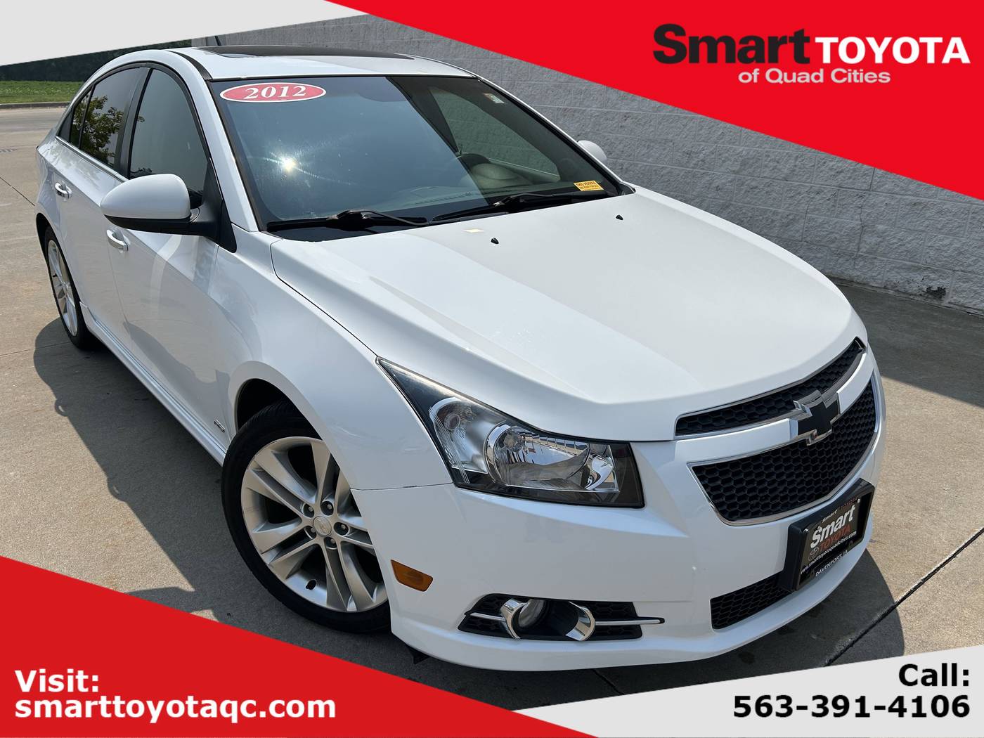 2012 Chevrolet Cruze LTZ — Sedan — 133,873 mi — Davenport, IA