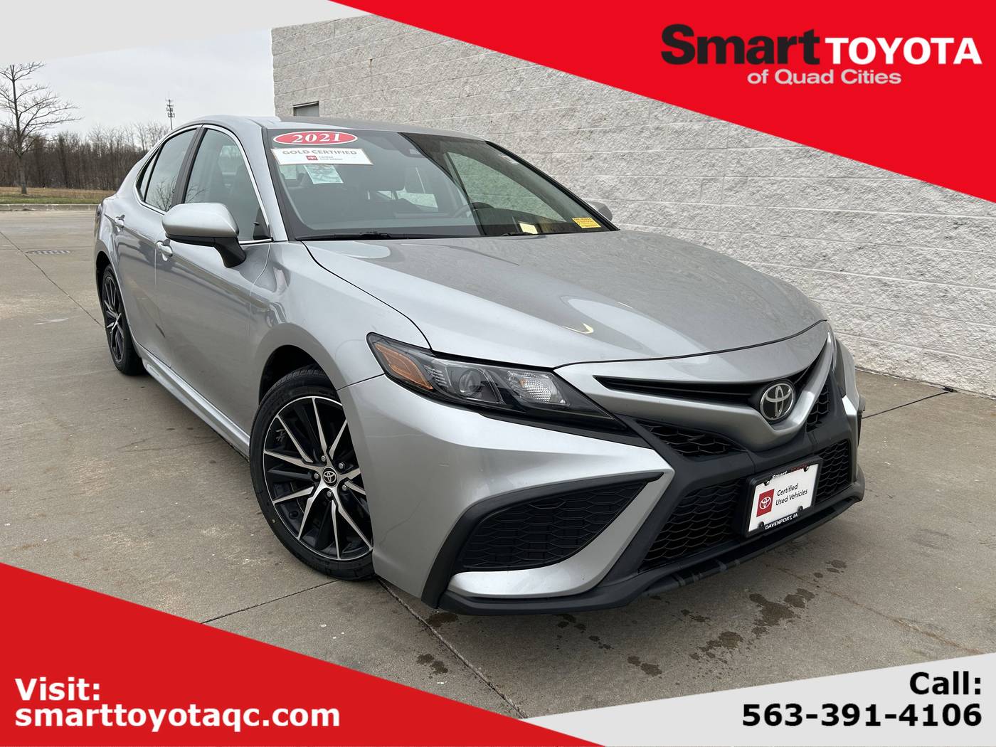 2021 Toyota Camry SE — Sedan — 62,653 mi — Davenport, IA