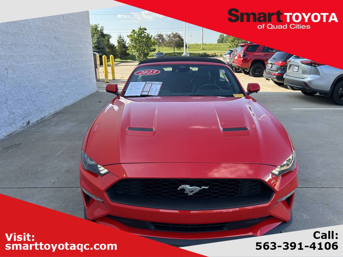 2023 Ford Mustang EcoBoost Premium — Convertible — 58,886 mi — Davenport, IA