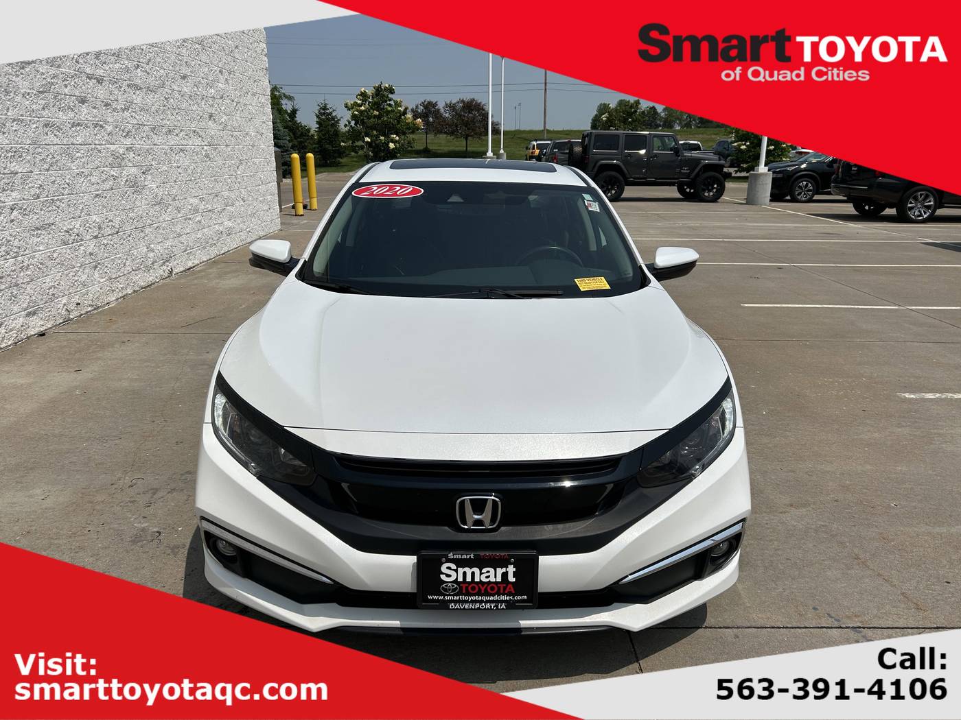 2020 Honda Civic EX-L — Sedan — 42,052 mi — Davenport, IA