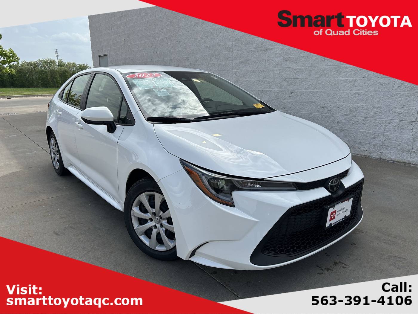 2022 Toyota Corolla LE — Sedan — 51,083 mi — Davenport, IA