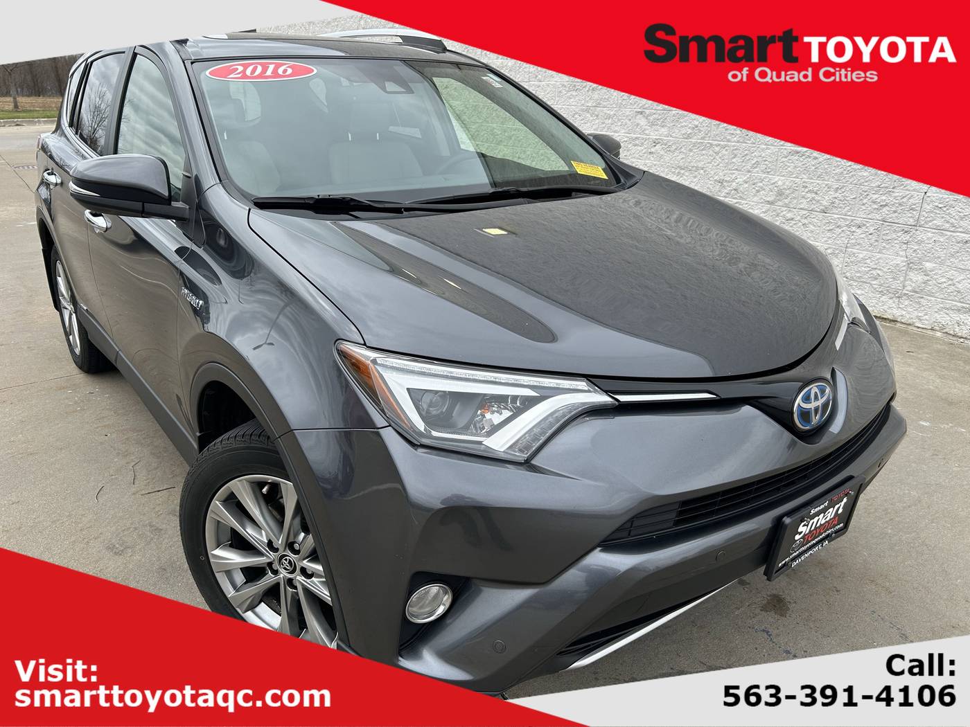 2016 Toyota RAV4 Hybrid Limited — SUV — 180,662 mi — Davenport, IA