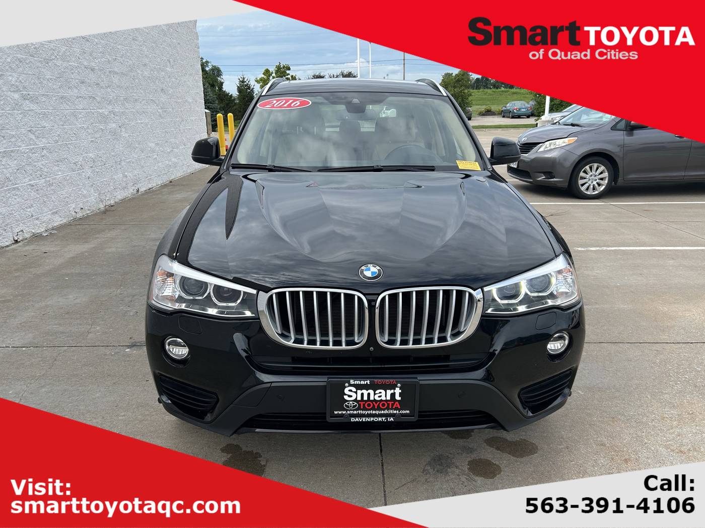 2016 BMW X3 28i — SUV — 57,232 mi — Davenport, IA