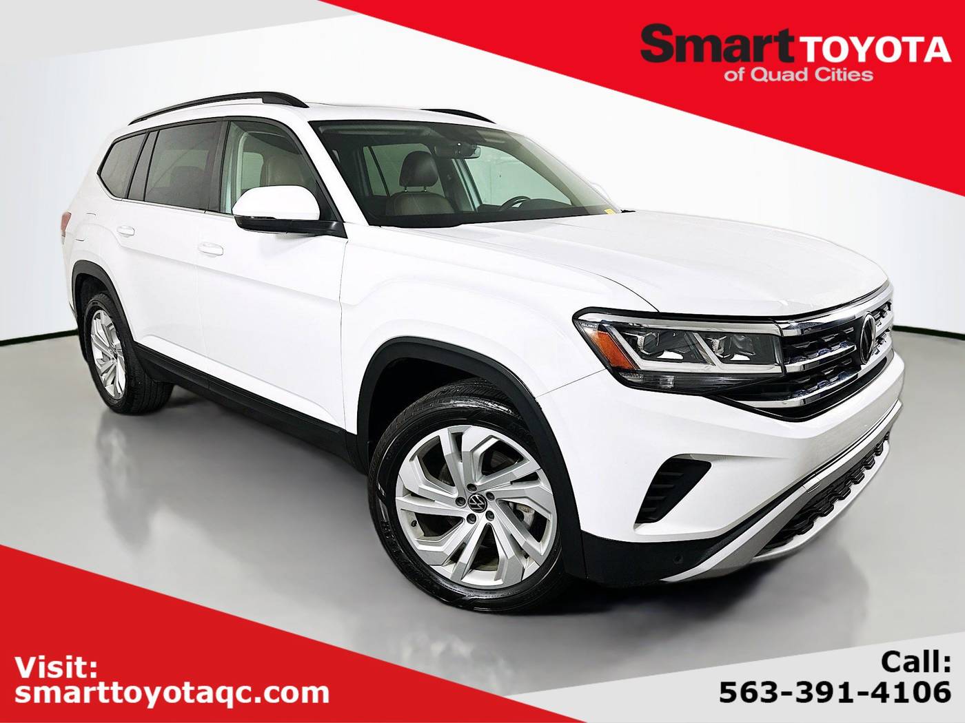 2021 Volkswagen Atlas SE with Technology — SUV — 79,554 mi — Davenport, IA