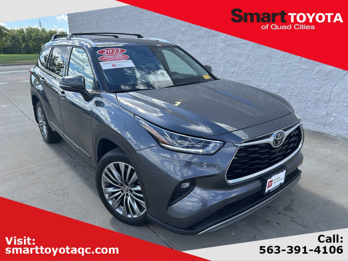 2022 Toyota Highlander Platinum — SUV — 26,521 mi — Davenport, IA