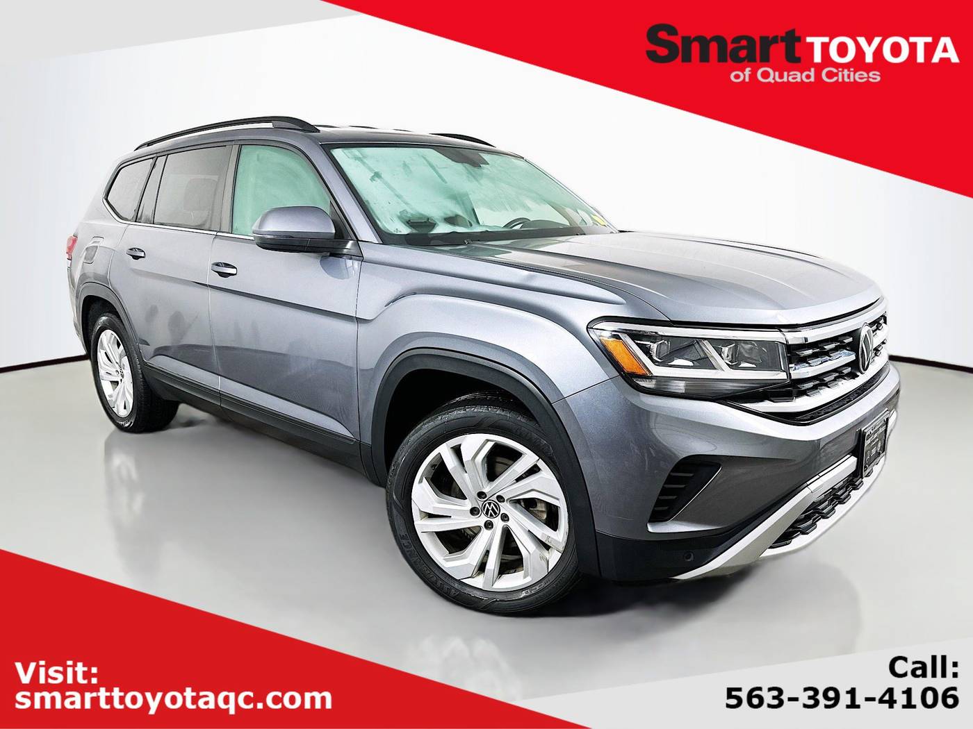 2021 Volkswagen Atlas SE with Technology — SUV — 63,715 mi — Davenport, IA