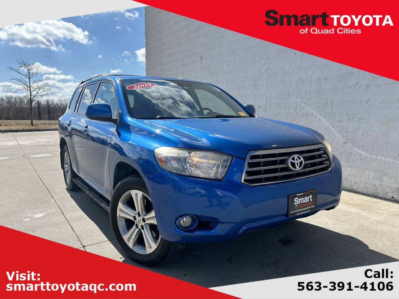 2008 Toyota Highlander Sport — SUV — 175,994 mi — Davenport, IA