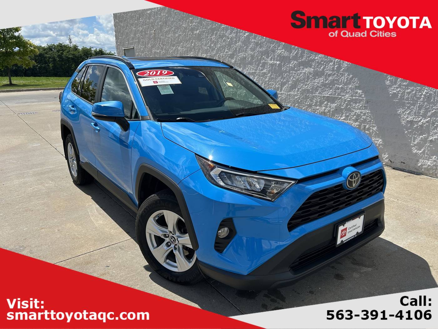 2019 Toyota RAV4 XLE — SUV — 72,074 mi — Davenport, IA