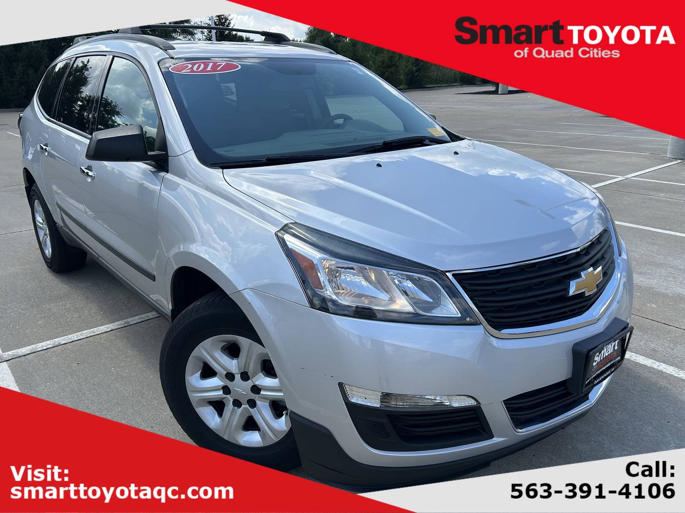 2017 Chevrolet Traverse LS — SUV — 195,402 mi — Davenport, IA