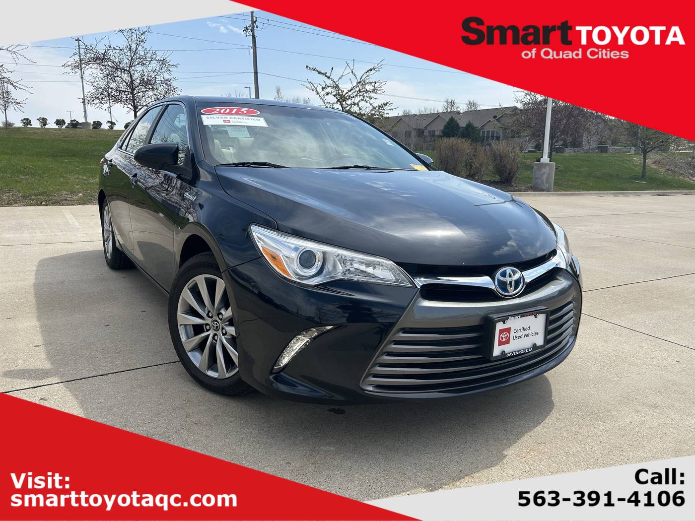 2015 Toyota Camry Hybrid XLE — Sedan — 90,500 mi — Davenport, IA