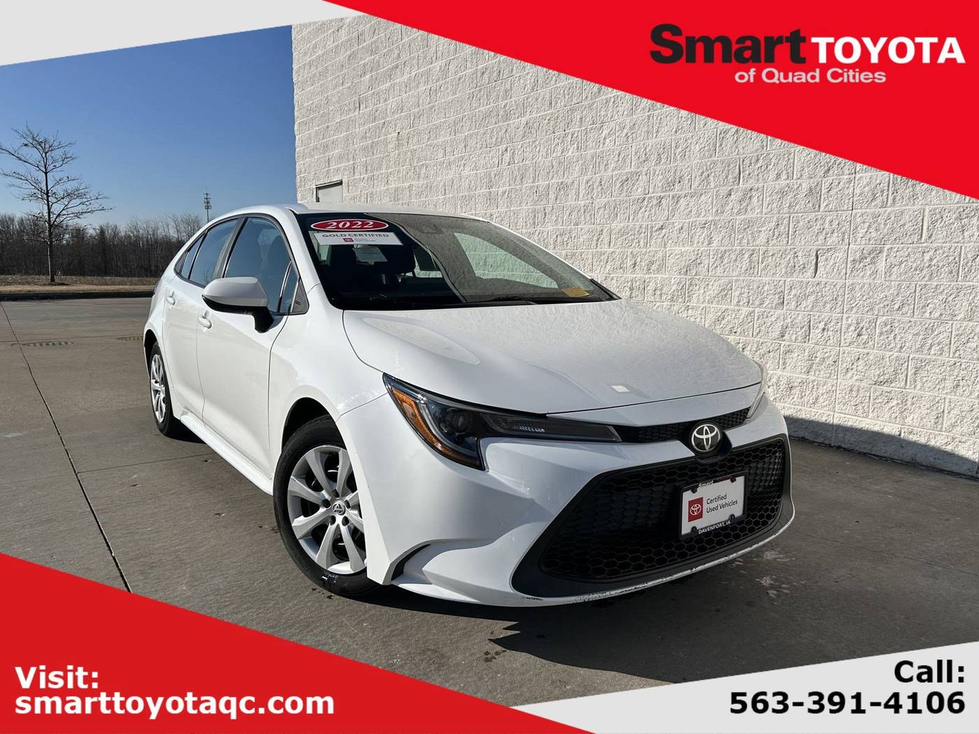 2022 Toyota Corolla LE — Sedan — 57,571 mi — Davenport, IA