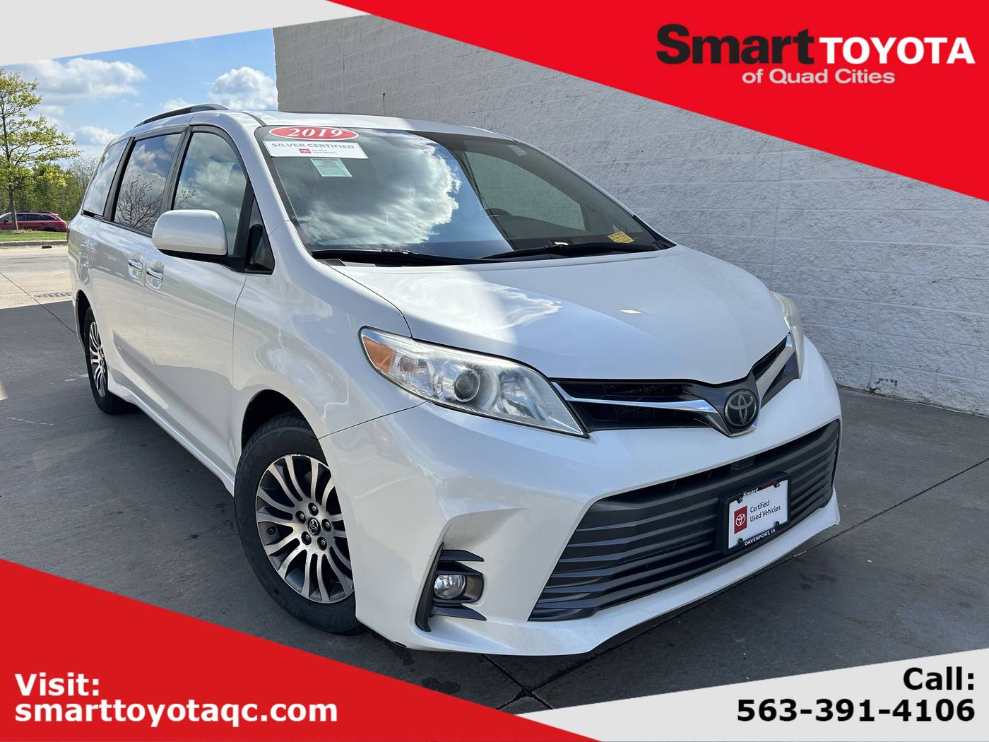2019 Toyota Sienna XLE — Minivan — 90,304 mi — Davenport, IA