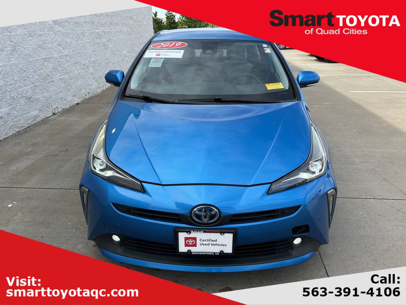 2019 Toyota Prius LE — Hatchback — 103,417 mi — Davenport, IA