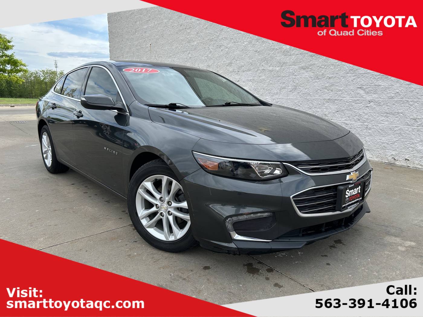 2017 Chevrolet Malibu LT — Sedan — 97,875 mi — Davenport, IA