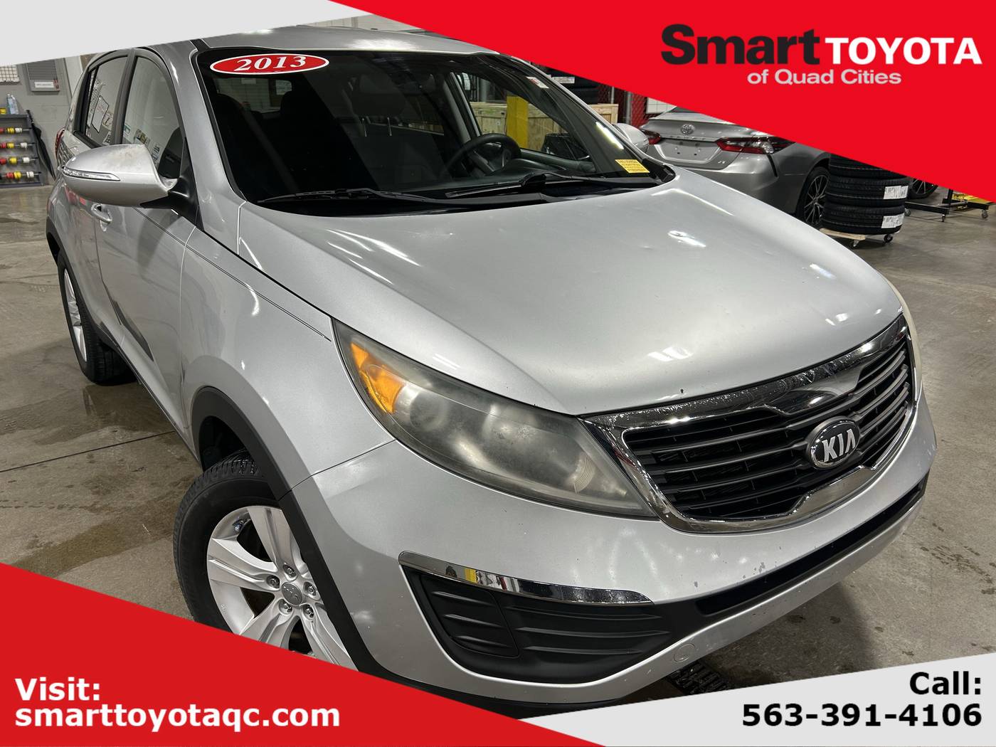 2013 Kia Sportage LX — SUV — 185,072 mi — Davenport, IA