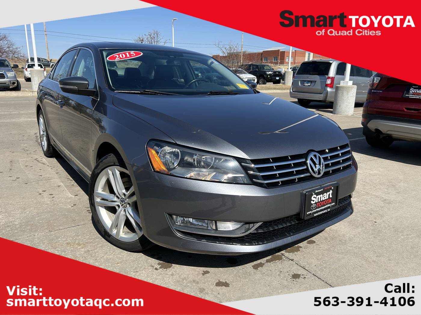 2015 Volkswagen Passat 1.8T SEL Premium — Sedan — 133,184 mi — Davenport, IA