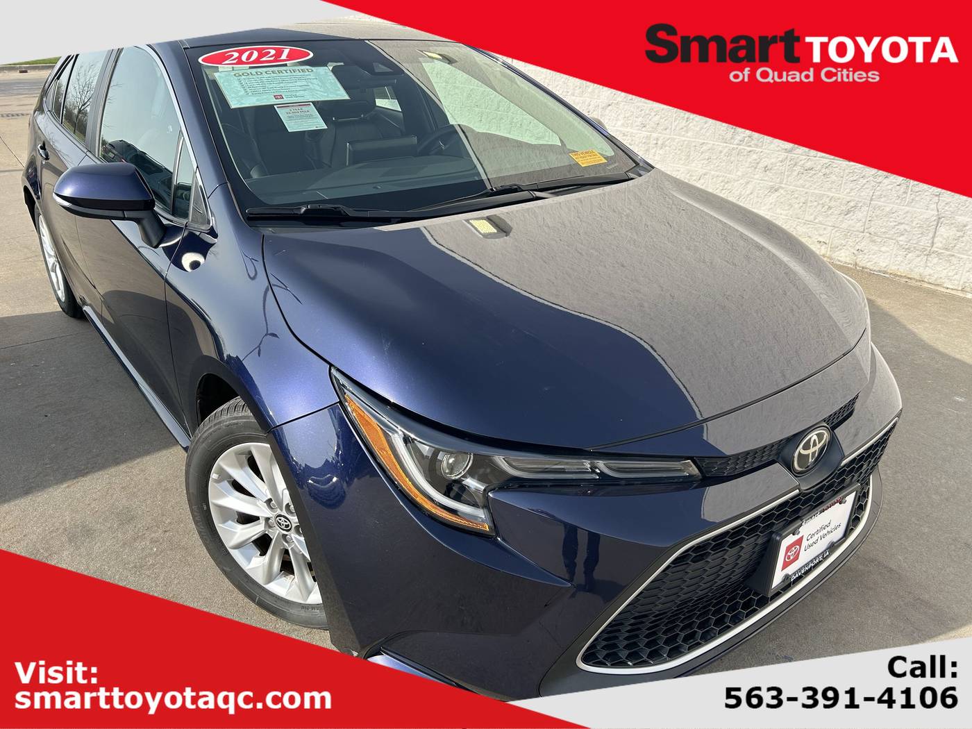 2021 Toyota Corolla XLE — Sedan — 28,608 mi — Davenport, IA