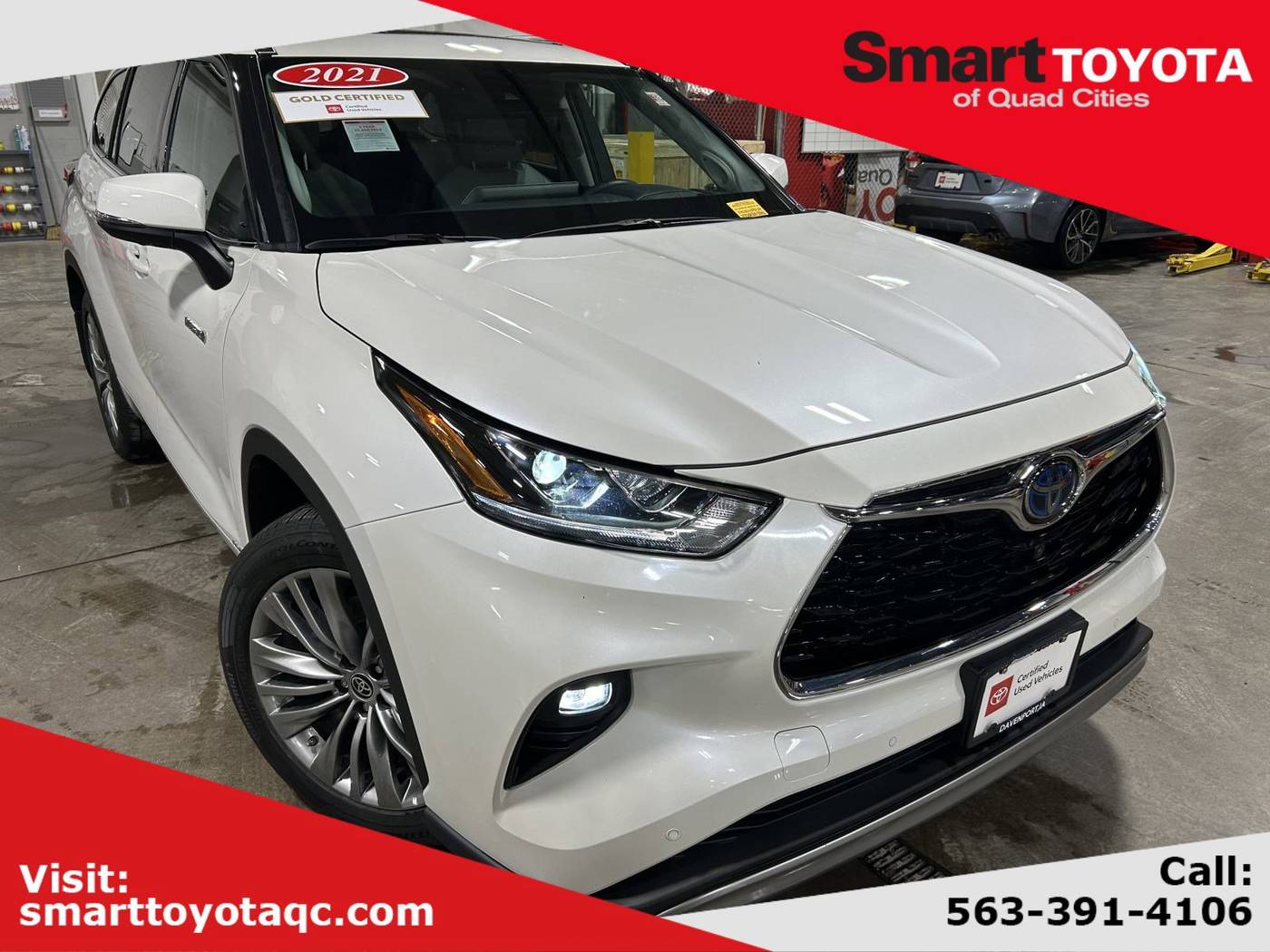 2021 Toyota Highlander Hybrid Platinum — SUV — 31,287 mi — Davenport, IA