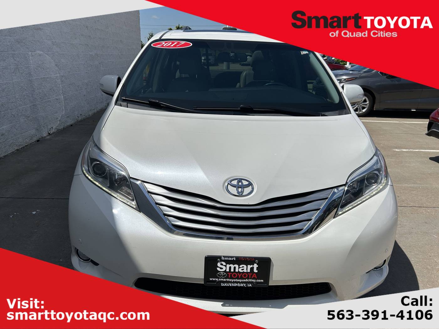 2017 Toyota Sienna XLE — Minivan — 107,032 mi — Davenport, IA