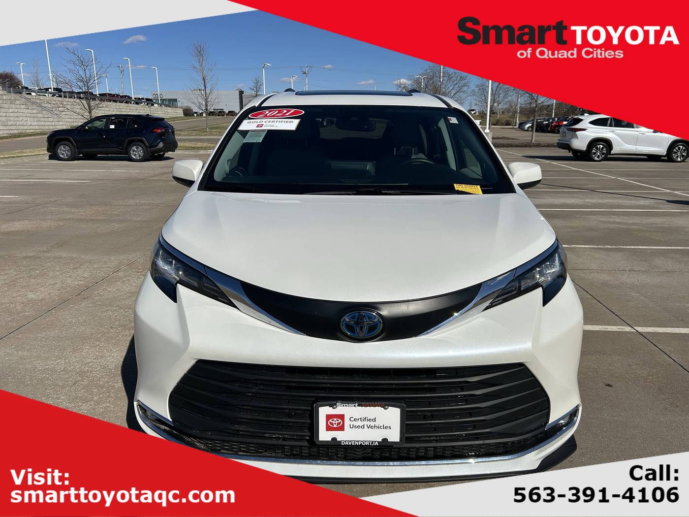 2021 Toyota Sienna XLE — Minivan — 60,714 mi — Davenport, IA