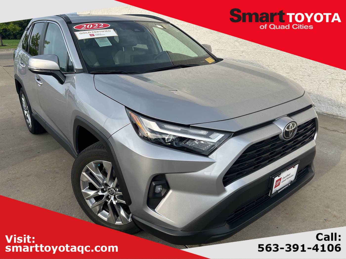 2022 Toyota RAV4 XLE Premium — SUV — 16,278 mi — Davenport, IA