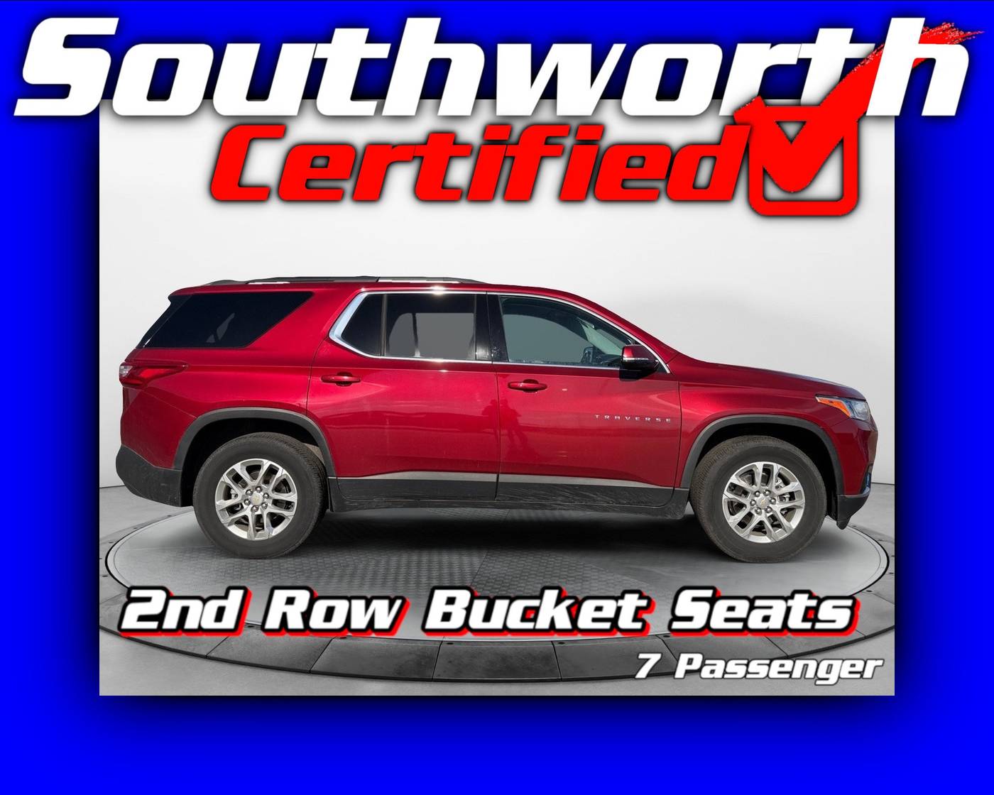 2020 Chevrolet Traverse LT Cloth — SUV — 73,659 mi — Bloomer, WI