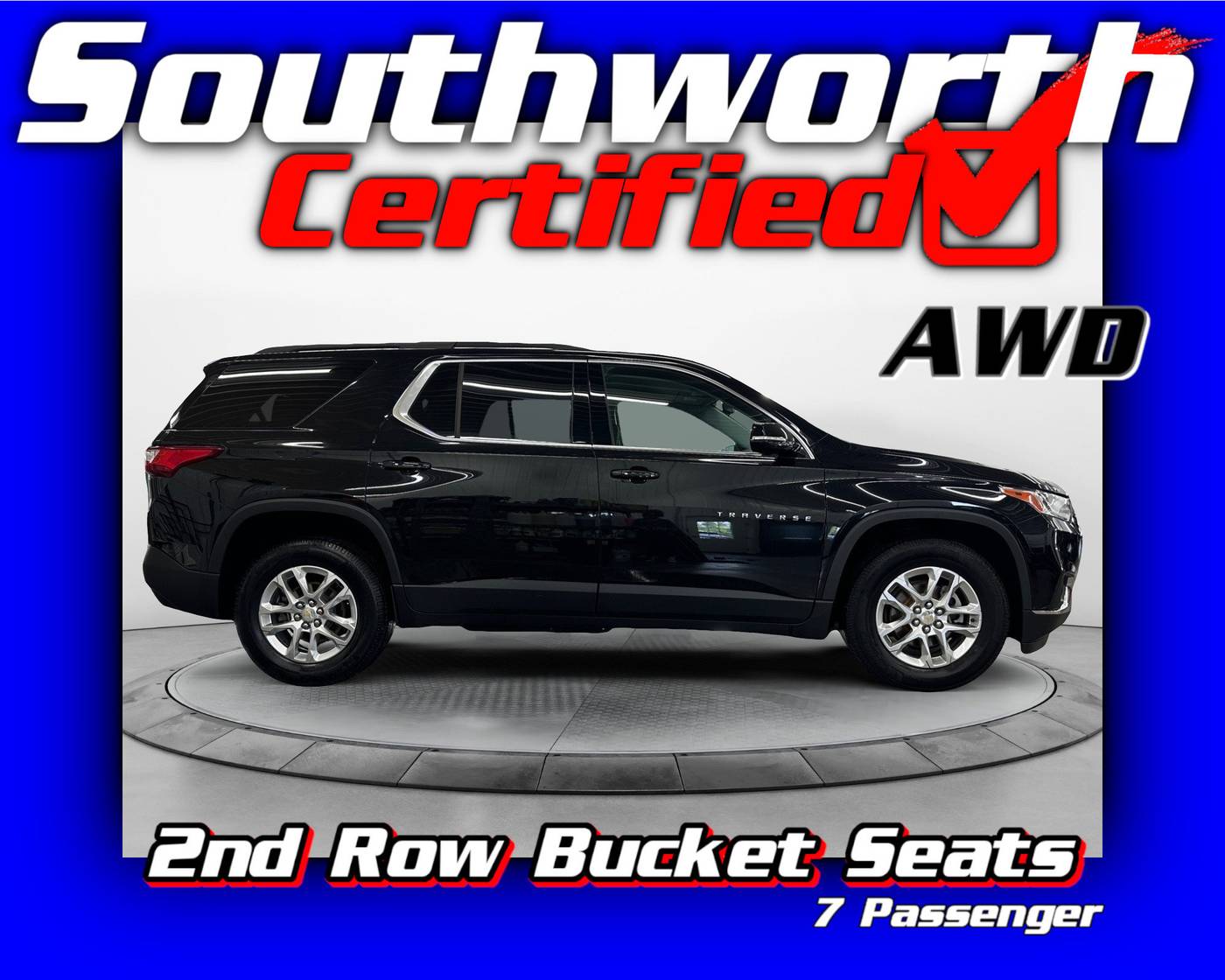 2019 Chevrolet Traverse LT Cloth — SUV — 95,526 mi — Bloomer, WI