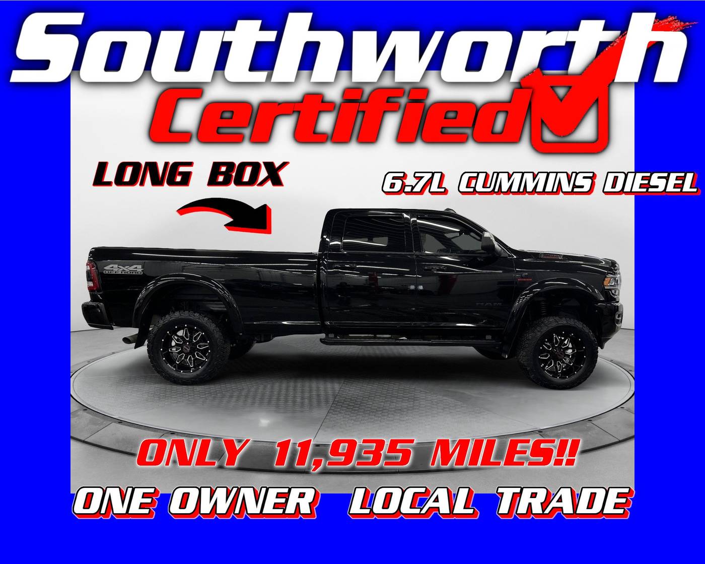 2022 Ram 2500 Laramie — Pickup Truck — 11,935 mi — Bloomer, WI