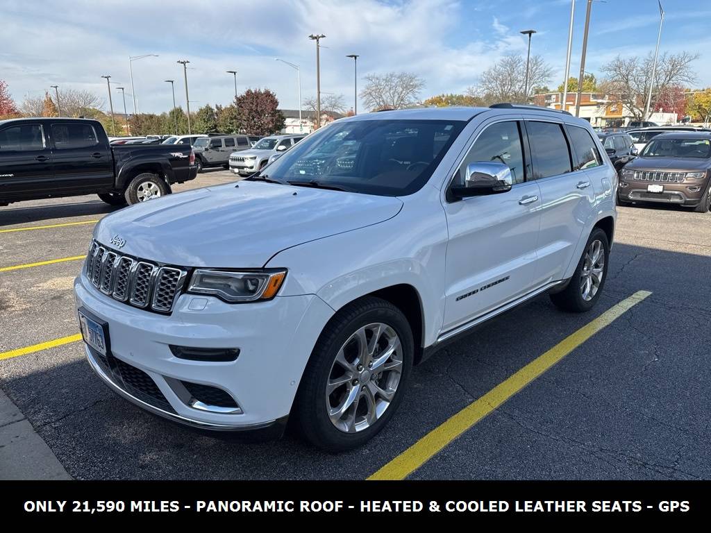 2019 Jeep Grand Cherokee Summit — SUV — 21,590 mi — St. Charles, IL