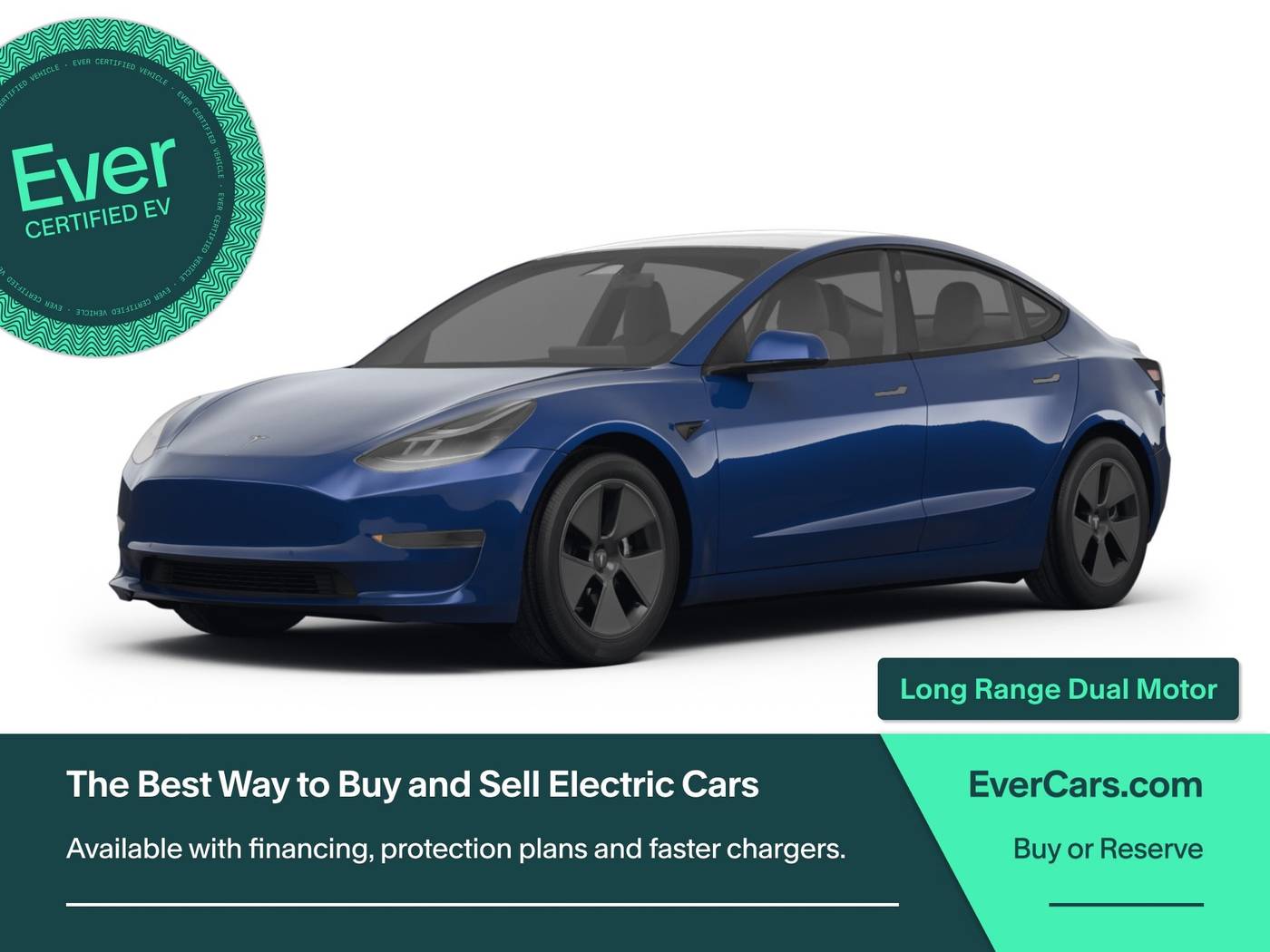 2021 Tesla Model 3 Long Range — Sedan — 34,730 mi — San Francisco, CA