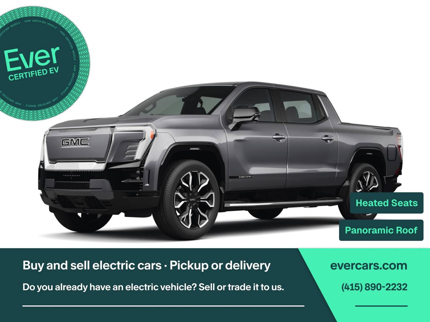 2024 GMC Sierra EV Denali Edition 1 — Pickup Truck — 13,300 mi — San Francisco, CA