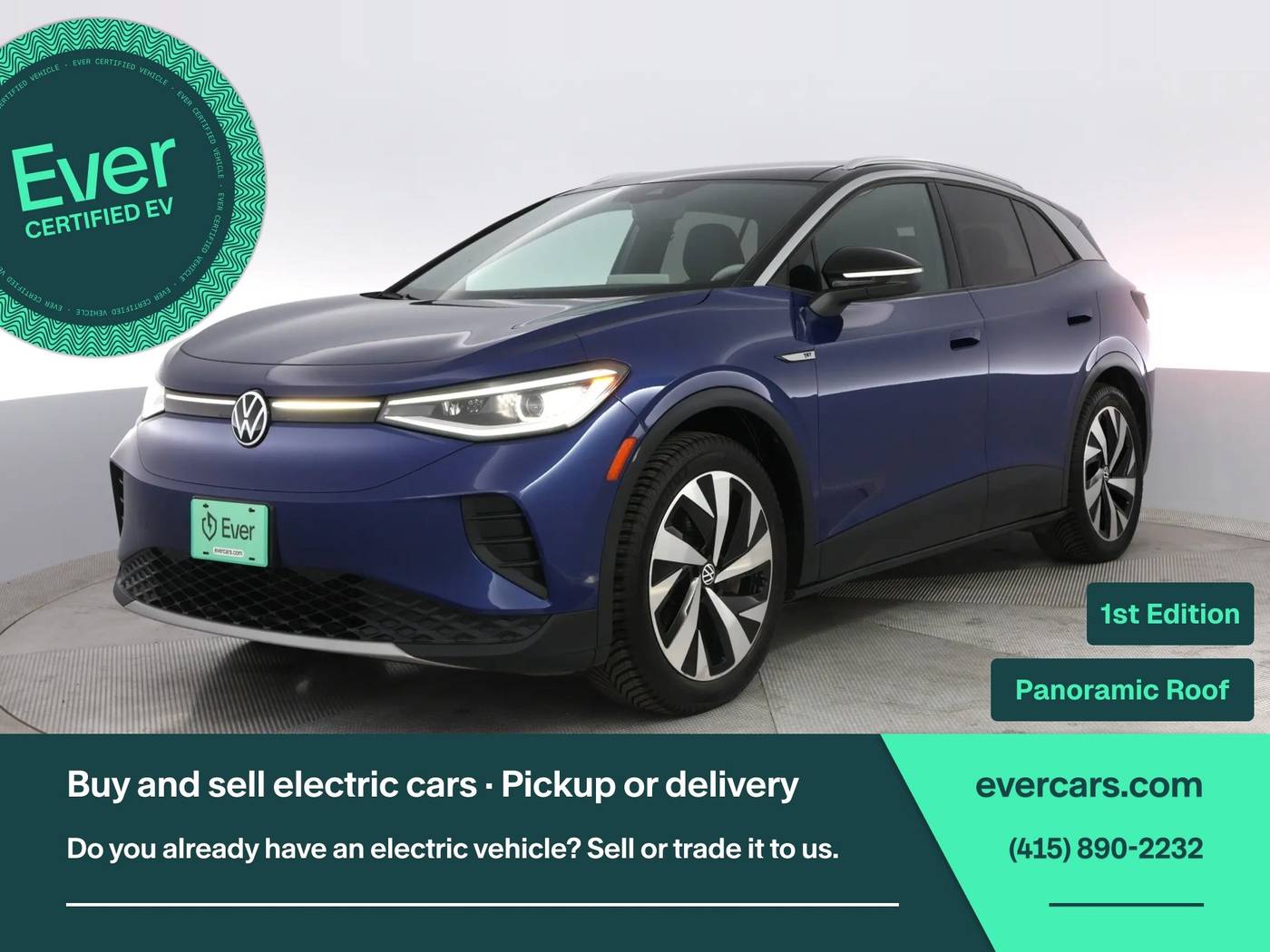 2021 Volkswagen ID.4 1st Edition — SUV — 45,369 mi — San Francisco, CA