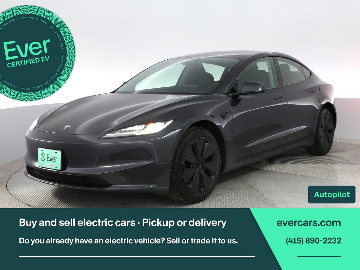 2025 Tesla Model 3 Long Range — Sedan — 6,893 mi — San Francisco, CA